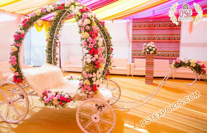 Mini Cinderella Carriage For Bride Entry