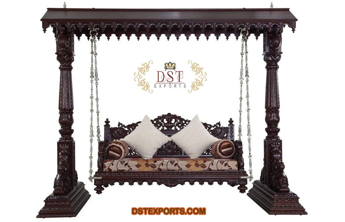 Beautiful Carved Traditional  Royal Swing For Home