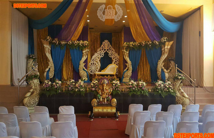 Classical Mayur Style Indian Wedding Stage