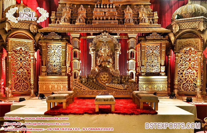 Tamilian Wedding Maharaja Stage Decoration