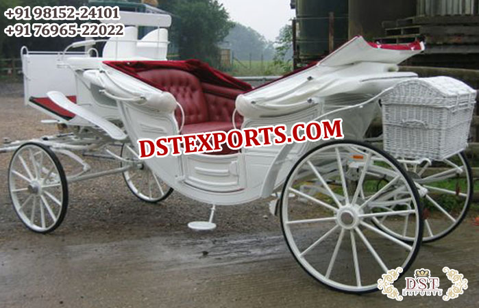 Stylish Design White Convertible Carriage USA