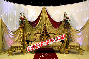 Indian King Wedding Furniture Set