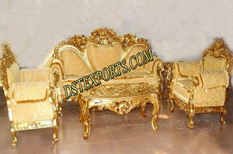 Royal Wedding New Golden Furniture Set