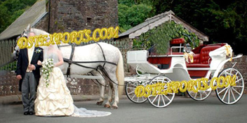 Indian Wedding New White Victoria Carriage