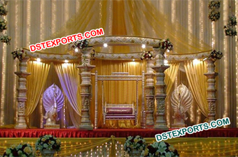 Indian Wedding Dev Stage With Swing