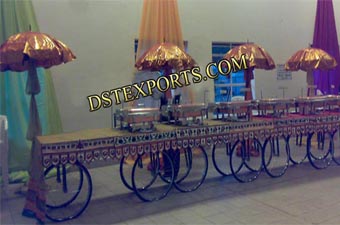 Indian Wedding Rehri Umbrella Stalls