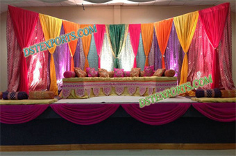 Royal Wedding Mehndi Stage