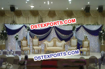 New Asian Wedding Stage Love Furniture Set