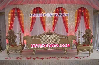 Royal Asian Wedding Sofa Set For Sale