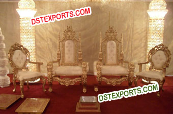 Asian Wedding Elegant Stage Chairs Set