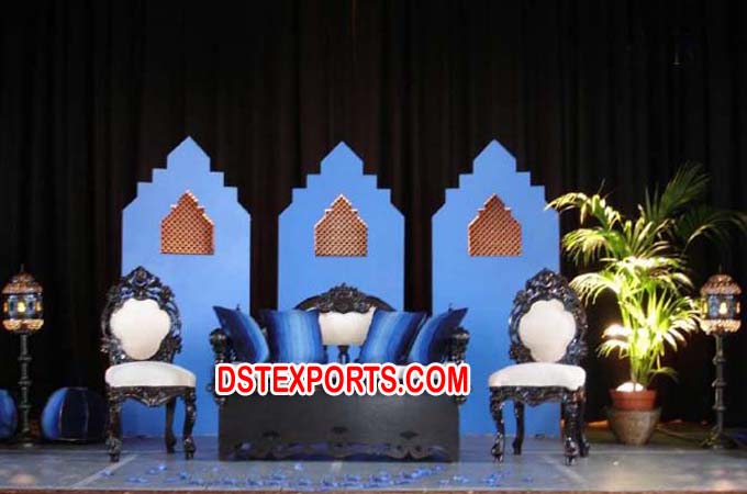 Muslim Wedding Black Furniture Set