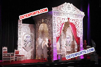 Best Gujrati Wedding Stage Set