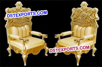 Wedding Golden Rich Chair Set