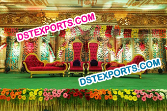 Royal Indian Wedding Stage Furniture
