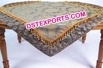 Embroidered Table Overlay Decors