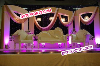 Asian Wedding Decorated Stage