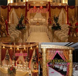 MAHARANI WEDDING GOLDEN MANDAP SET
