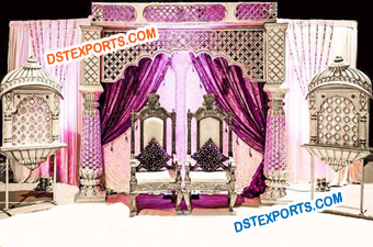 Rajasthani Wedding Royal Stage Set