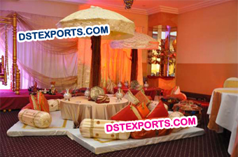 Muslim Wedding Heena Stage Decoration