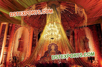Wedding Stage Heavy Carving Backdrops