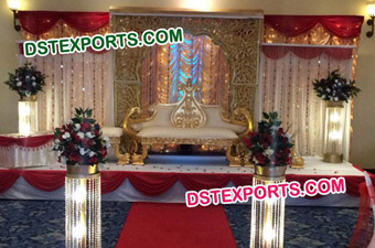 New Asian Wedding Maharaja Stage Set