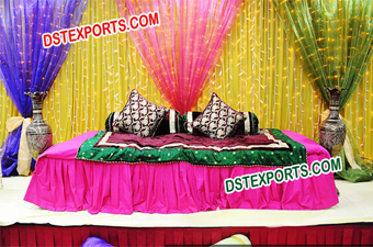 Backdrop Curtains For Wedding Mehndi Stage