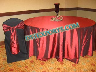 Wedding Black Maroon Chair Covers