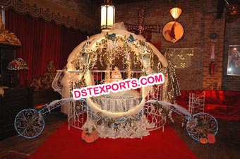 Wedding Stage Cinderella Carriage Decorations