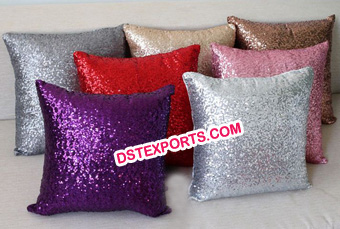 Wedding Cushions Sequin Pillow Covers