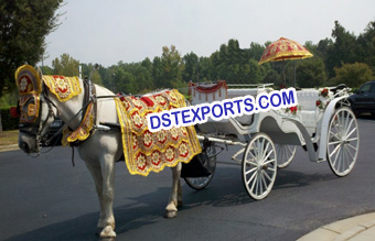 Victorian Wedding Horse Carriage