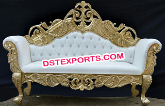 Designer Royal Carved Wedding Couch