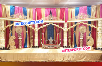 Dev Pillars Wedding Stage