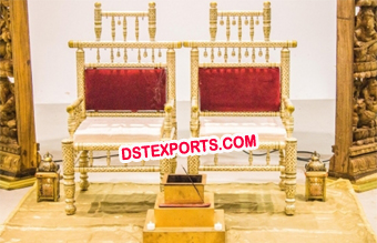 Wedding Mandap Sankheda Chair Set