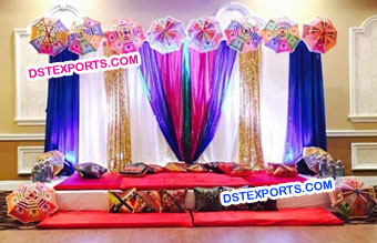 Wedding Mehandi Stage Decoration Props