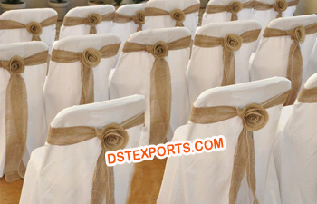 Lycra Wedding Chair Cover With Sashas