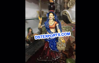 Rajasthani Garba Lady Statue