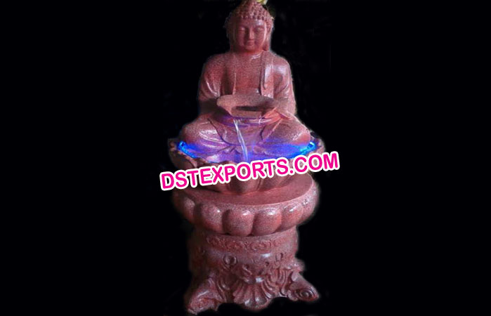 Fiber Lord Buddha Statue Cum Fountain