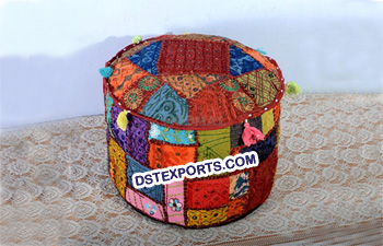 Indian Wedding Colourful Pouf