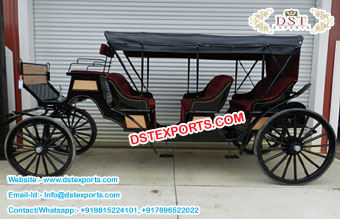 Hollywood Style Horse Drawn Carriage for Sale