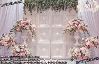 Wedding  White Door Frame Decoration