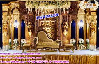 Modern Arabian Wedding Stage Decoration