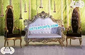 Luxurious Wedding Stage Couch & Chairs