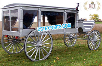 European Glass Covered Funeral Hearse/Carriage