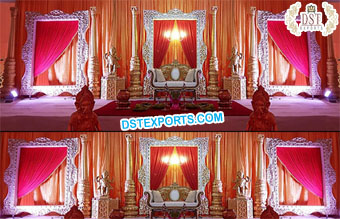 Tamilian Fiber Wedding Stage Decoration