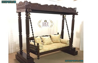 Traditional Teak Wood Swing For Home