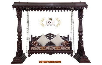 Beautiful Carved Traditional  Royal Swing For Home