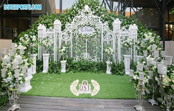 Christian Outdoor Theme Wedding Stage Frame
