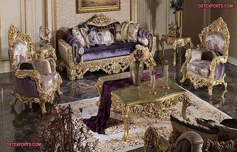 Royal Maharaja Heavy Carved Sofa Set
