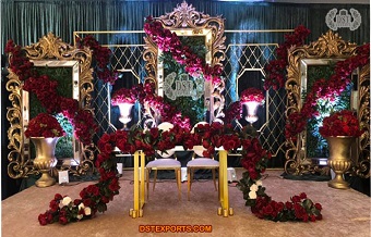 Bollywood Wedding Theme Stage Backdrop Frames