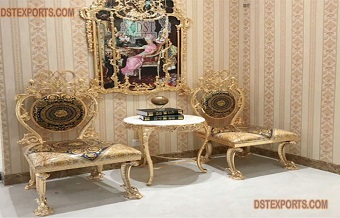 Royal Handicraft Gold Lounge Chairs